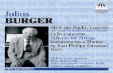 JULIUS BURGER (1897–1995) · JULIUS BURGER (1897–1995): Orchestral Music by Malcolm MacDonald 2 ‘[The Tovey Symphony] held my atention throughout on a irst hearing, not allied