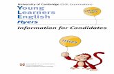 University of Cambridg ESOL Examinations Young Learners English 2014-02-27آ  for YLE   list