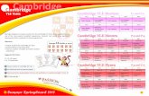 C ambridge - headstartgroup.co · C ambridge 1.5 hours per day Prepare students for Cambridge YLE Tests Use official test books and past test papers Experienced Native-speaking English