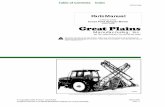 CF50 & CF60 Cross Fold Sprayer Boom - Great Plains Ag · 1-2 CF50 & CF60 Cross Fold Sprayer Boom 500-015P Section 1 Introduction Table of Contents Index Great Plains Mfg., Inc. Part
