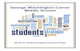Miami-Dade County Public Schools George Washington Carver Middle Schoolosi.dadeschools.net/16-17_SIP/Plans/SIP_2016-17_13-Dade... · 2017-01-23 · I. Part I: Current School Status