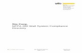 Sto Corp. NFPA 285 Wall System Compliance Directory · NFPA 285 Wall System Compliance Directory Sto Technical Services Version 2.0 Page 5 of 17 June 2017 StoTherm® ci Lotusan®