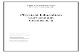 Physical Education Curriculum Grades K-8 · New Jersey Physical Education Core Curriculum Content Standards 2.5 Motor Skill Development: All students will utilize safe, efficient,