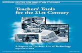 Statistical Analysis Report Teachers’ Tools for the …Statistical Analysis Report Teachers’ Tools for the 21 st Century: A Report on Teachers’ Use of Technology U.S. Department