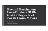 Beyond Beethoven: Less-Obvious Skills that Colleges Look ... · o Easy Classics to Moderns, compiled and edited by Denes Agay; M 21 .E389 1956 o The Ditson Album of Clarinet Solos,