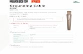 Grounding Cable - tfcable.com1).pdf · Grounding Cable 600V IEC61138 ————————————————————————————— Grounding cables with
