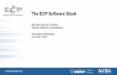 The ECP Software Stack...Jeff is a computer scientist at ORNL, where he leads the Future Technologies Group. He has been involved in research and deve lopment of He has been involved