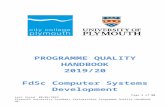 City College Plymouth - Welcome and Introduction … · Web viewWelcome to FdSc Software Development delivered at City College Plymouth. This programme has been designed to equip