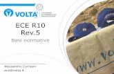ECE R10 Rev - Volta · ECE R10 Rev.5 - EMC 1 Approval marks 2 Vehicles and ESAs 3 ECE Marks Vehicles Sub-Assembly ESAs RE RI RE 4 BBRE 5 NBRE 7 BBRE 8 NBRE 6 RI CE CI CE CI 13 21