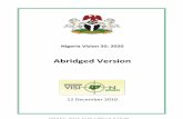 Abridged Version - National Bureau of Statistics, Nigerianigerianstat.gov.ng/pdfuploads/Abridged_Version_of... · Nigeria Vision 2020 0 PREFACE Nigeria Vision 20:2020 is a national