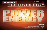 PLUS - United States Army3 energy ViSion for the future Interview with the Honorable Katherine Hammack, Assistant ... as the mission changes. In short, they will be able to effectively