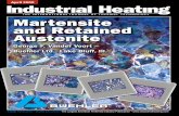 MMartensiteartensite aand Retained nd Retained ... · to martensite soon after quenching or over a period of some months. Inﬂ uence of Carbon Content of the Austenite Starting in