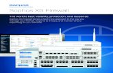 Sophos XG Firewall - CNET Content Solutions · Sophos XG Firewall 6 Synchronized Security Security Heartbeat™ - Your firewall and your endpoints are finally talking Sophos XG Firewall