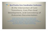 3. At the Intersection of Care Transitions, Care Plan Goal ... · Not SMART vs. SMART goals . Not SMART Goal SMARTGoal. Member wants to lose weight (not specific) Member wants to