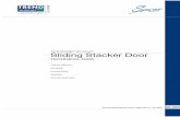 Aluminium Sliding Stacker Door · 2 Acoustic Options SoundMizer ... Brick Veneer - 230mm wall Conﬁdentiality Notice: This document and the information it contains are copyright