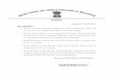 NOTICE - Chhattisgarh High Courthighcourt.cg.gov.in/causelists/110213.pdf · NOTICE Bilaspur, Dt. 08/02/2013 For 11/02/2013 1. Division Bench-II comprising Hon'ble Mr. Justice Su