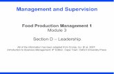 Management and Supervision - Market Manage · Groups in an Organisation • Employees tend to work in groups. • “A group consists of two or more individuals who regularly interact