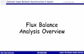 Flux Balance Analysis Overview - USU · Constraint-based Metabolic Reconstructions & Analysis Utah State University BIE 5500/6500 Lesson: Flux Balance Analysis Overview H. Scott Hinton,