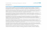 UNICEF Annual Report 2016 BulgariaUNICEF Annual Report 2016 Bulgaria Executive Summary In 2016. UNICEF Bulgaria continued to support the realization of the rights of every child, with