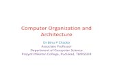 Computer Organization and Architectureprajyotiniketan.edu.in/files/content/COA.pdf · Computer Organization and Architecture Dr BinuP Chacko Associate Professor Department of Computer
