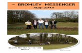 THE BROMLEY MESSENGER...THE FIRST PAGE for the MATERIAL JUNE edition of 'The Bromley Messenger' should reach the Editor, Leonie Henderson, by 14th MAY 2015 please.Contributions from