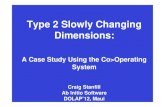 Type 2 Slowly Changing Dimensions - unibo.itbias.csr.unibo.it/golfarelli/dolap2012/Slides/DOLAP 2012... · 2012-12-03 · Type 2 Slowly Changing Dimensions: A Case Study Using the