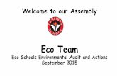 Eco Team - LT Scotland · school building is modern. Our lights have automatic switch offs. •We use renewable energy. (Certificate) •Children learn about renewable energy in some