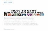 How to Stay Protected Against Ransomware · This paper examines commonly used techniques to deliver ransomware, looks at why attacks are succeeding, and gives nine ... ransomware