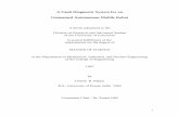 A Fault Diagnostic System for an Unmanned Autonomous ... Center for Rob… · A Fault Diagnostic System for an Unmanned Autonomous Mobile Robot A thesis submitted to the Division