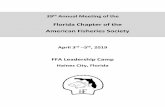 Florida Chapter of the American Fisheries Society · Florida Chapter of the American Fisheries Society . The Florida Chapter of the American Fisheries Society Chapter Officers President: