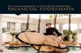 SUMMARISED CONSOLIDATED FINANCIAL STATEMENTSfinancials.tsogosun.com/2014/tsogo-iar-2014/downloads/summarised... · Summarised consolidated income statement for the year ended 31 March