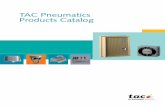 TAC Pneumatics Products Catalog - Industrial Controls€¦ · Subject Index F-27383-2 © Copyright 2008 TAC. All Rights Reserved. iii Accessories Actuator Shaft Extension .....125
