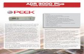 ADR 3000 Plus - peektraffic.compeektraffic.com/datasheets/ADR 3000.pdf · The Peek ADR-3000 Plus is a high performance traffic coun-ter and classifier designed for permanent installation.