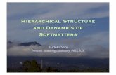 Hierarchical Structure and Dynamics of Softmattersimss-sympo.kek.jp/2008/happyouPPT/修正Seto.Softmatter.pdfStructures of microemulsions Surfactant Water Oil Lamellar Spherical Micelles