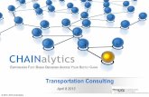 Transportation Consulting - Georgia Institute of Technologyjjb/classes/6340/talk/CHAINalytics.pdfFor the most part, lower the freight class (aka NMFC class) lower the freight charge.