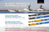 USCG APPROVED HYDRAULIC HOSE - NRP Jones · uscg approved hydraulic hose *pending coast guard approval. hydrocarbon drain hose drain hose 1324 nrp part number size (in.) 2131-12 3/4