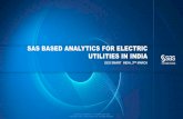 SAS BASED ANALYTICS FOR ELECTRIC UTILITIES IN INDIA · Data quality checks Power Purchase Cost DashboardCustomer Care Savings optimization Loss Reports Advanced Analytics r-ty Management