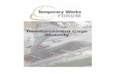 Reinforcement Cage Stability · Reinforcement Cage Stability Page 1 1 Introduction 1.1 Target Audience This guidance note is written to assist all parties involved in construction