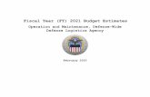 Fiscal Year (FY) 2021 Budget Estimates Defense Logistics ......2. Business Process Reengineering (BPR) Center (BPRC): BPRC focuses on a management analysis discipline that redesigns