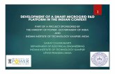 DEVELOPMENT OF A SMART MICROGRID R&D PLATFORM IN …microgrid-symposiums.org/.../07/Saikat-Chakrabarti... · development of a smart microgrid r&d platform in the indian context part