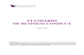 STANDARDS OF BUSINESS CONDUCT - Bausch Healthir.valeant.com/~/media/Files/V/Valeant-IR/...The Standards of Business Conduct (the “Standards”) apply to Valeant Pharmaceuticals International,