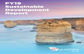 FY19 Sustainable Development Report · Airlines Limited. Since ending our strategic alliance with Air New Zealand, from 28 October 2018 onwards, the Group became a ... Case study: