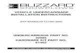 VEHICLE UNDERCARRIAGE INSTALLATION INSTRUCTIONSlibrary.blizzardplows.com/blizzardplows/pdffiles/32085_1323REV 02.… · UNDERCARRIAGE INSTALLATION INSTRUCTIONS 10-1/2" The recommended