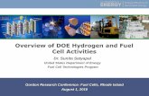 Overview of DOE Hydrogen and Fuel Cell Activities · (Laser Welding) End Gaskets (Screen Printing) End Plates. Ultra-low Pt Content Catalysts R. Adzic and P. Zelanay 2009 DOE Hydrogen