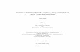 Security Auditing and Multi-Tenancy Threat Evaluation in Public Cloud Infrastructures · 2019-03-07 · Abstract Security Auditing and Multi-Tenancy Threat Evaluation in Public Cloud
