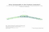 How Sustainable is the Fashion Industry?824397/FULLTEXT01.pdf · ABSTRACT Title: How Sustainable is the Fashion Industry? A Case Study Exploring the Sustainable Transformation of