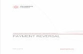 USAGE GUIDELINES FOR ISO 20022 AFT MESSAGE FORMATS PAYMENT ... · agent to the next party in the payment chain. It is used to reverse a payment previ ously executed. Usage - The FIToFIPaymentReversal