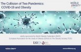 The Collision of Two Pandemics: COVID-19 and Obesity · Agenda Friday 3rd April 2020 13:00 –13:10 Setting the stage Donna Ryan & Johanna Ralston 13:10 –13:20 The science and evidence