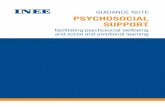GUIDANCE NOTE PSYCHOSOCIAL GUIDANCE NOTE PSYCHOSOCIAL SUPPORT facilitating psychosocial wellbeing and