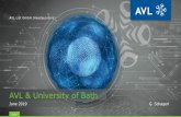 AVL & University of Bath · INNOVATION 1500 granted patents RESEARCH 10% of turnover in-house R&D GROWTH SALES 1995: 0.15 billion € 2016: 1.40 billion € Plan 2017: 1.52 billion
